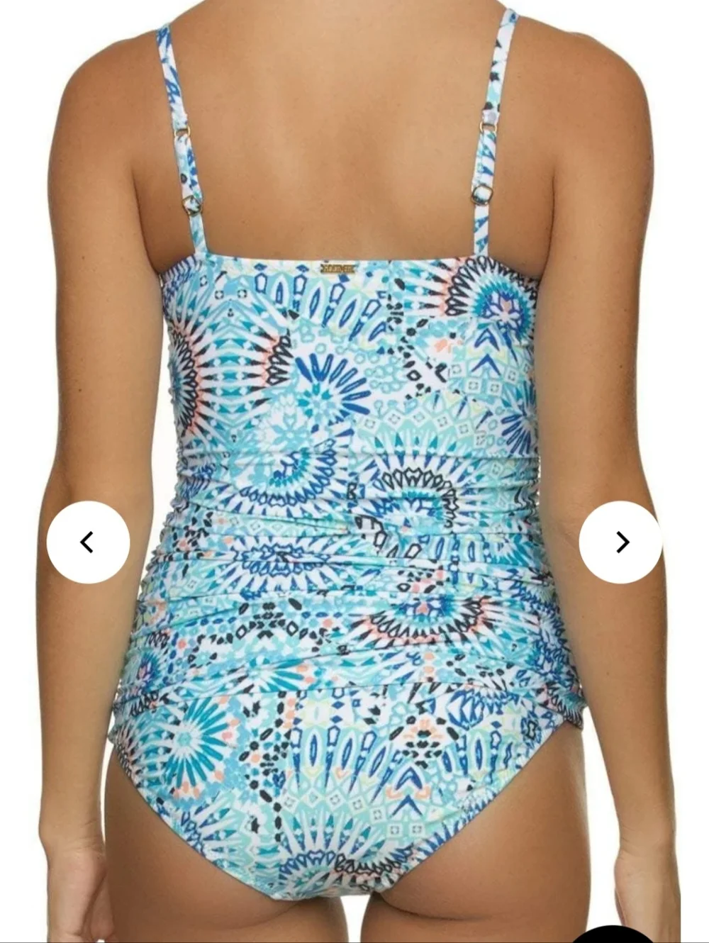 Helen Jon Hanalei Floating Underwire Tankini Top, Womens Small - Picture 2 of 6